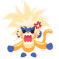 Super Saru Animated Sticker - Legendary from Cherry Blossom 2025 Sticker Pack
